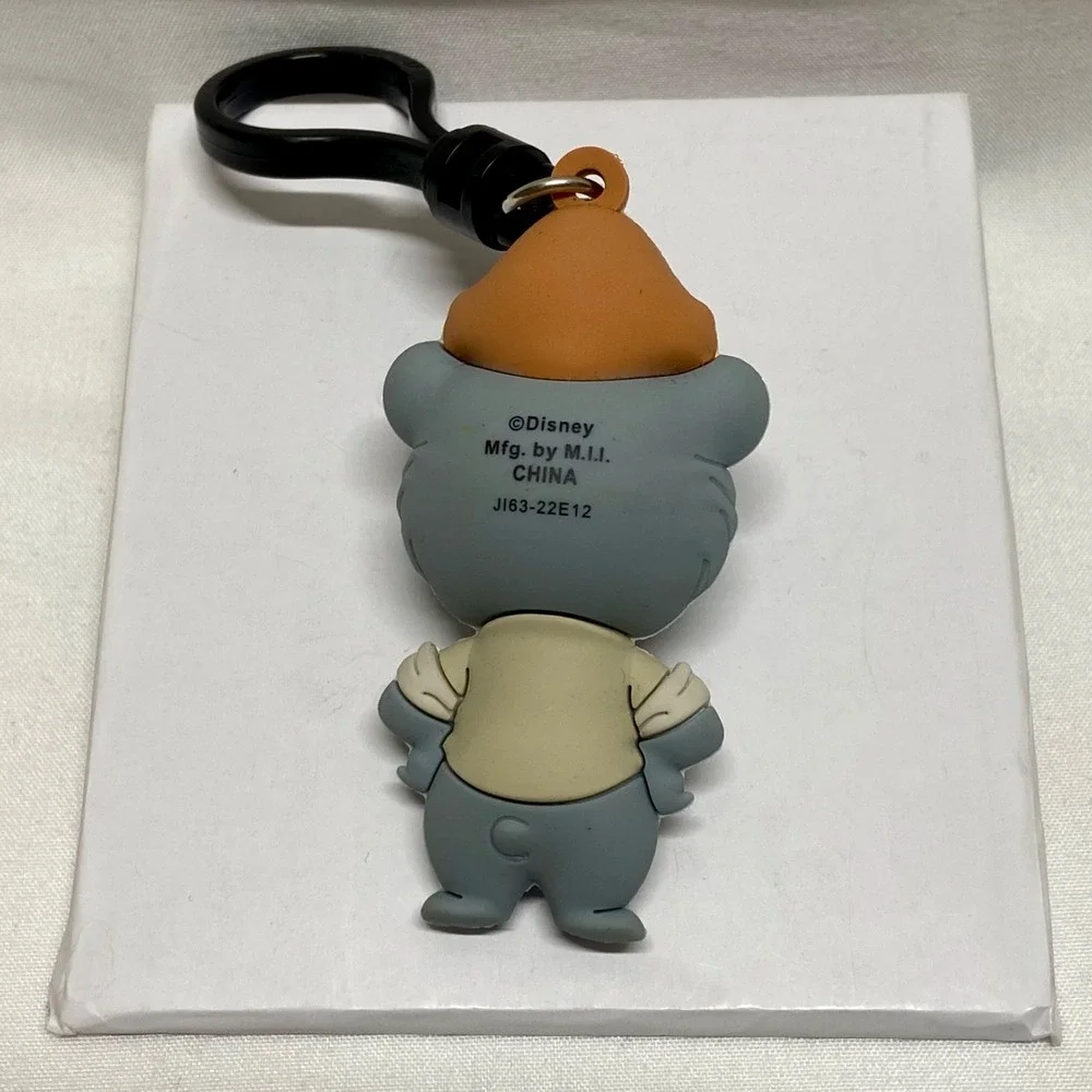 Disney Character Keychain Figure Lot 5 Keychains Goofy Dark Wing Duck + More NOS